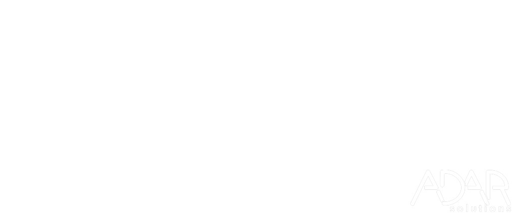 Adar Solutions, logo blanc