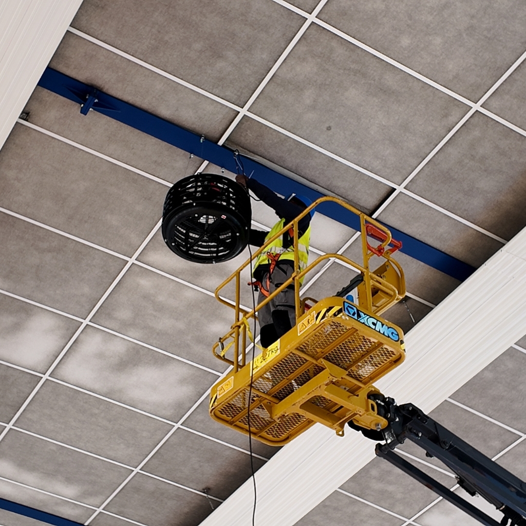 installation destratificateur d'air