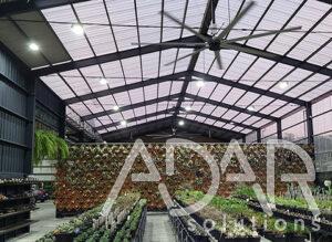 ventilateur hvls horticulture
