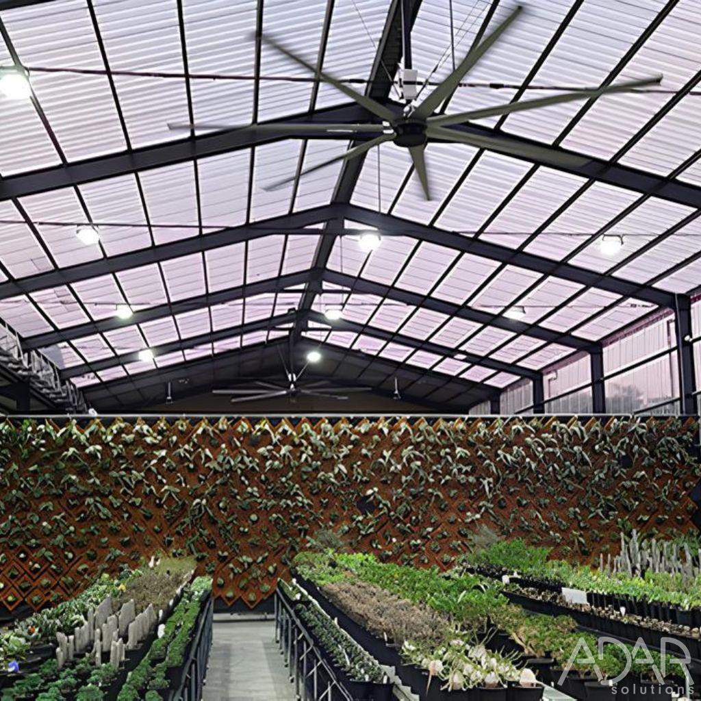 VENTILATEUR HVLS HORICULTURE